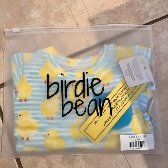 Birdie bean Charlie tshirt set - Picture 2 of 2
